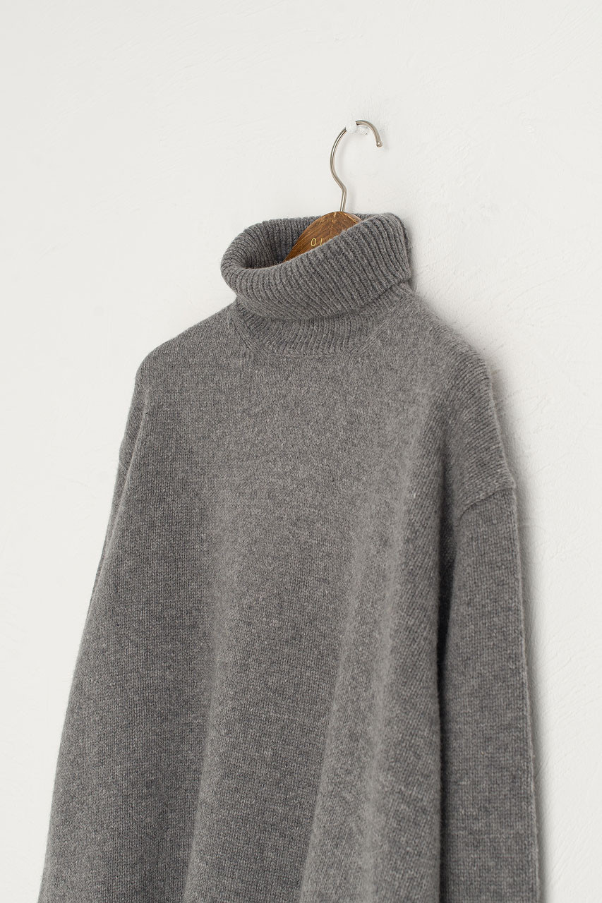 Jane Turtle Neck Jumper, Grey