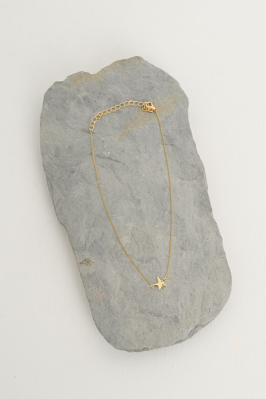 Mini Star Necklace, Gold