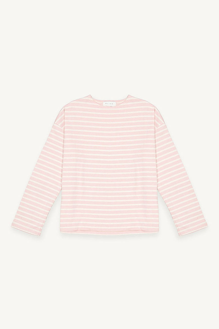 Pastel Stripe Tee, Pink