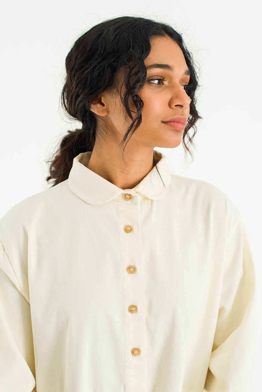 Ella Twin Pocket Dress, Ivory