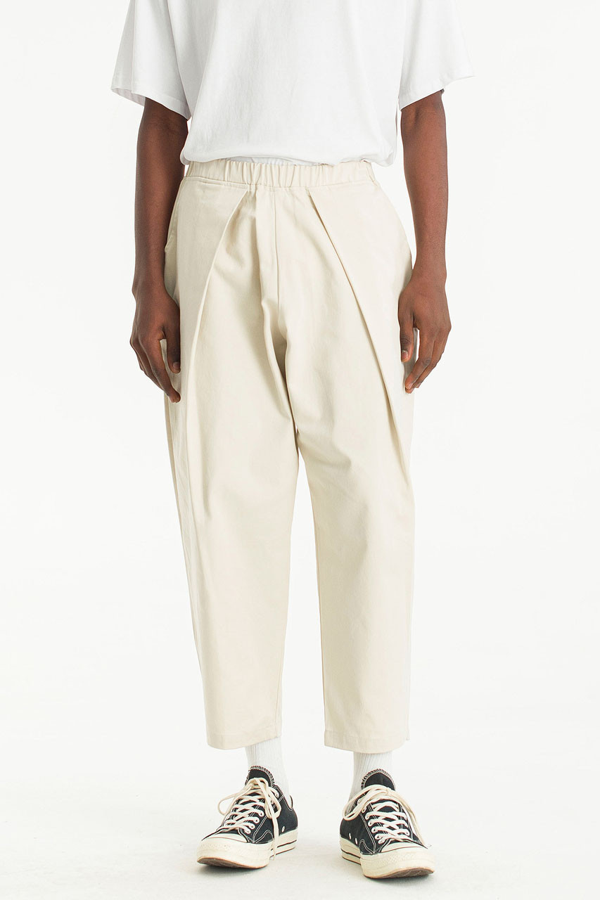 Menswear | Lightweight Wrap Pants, Ivory