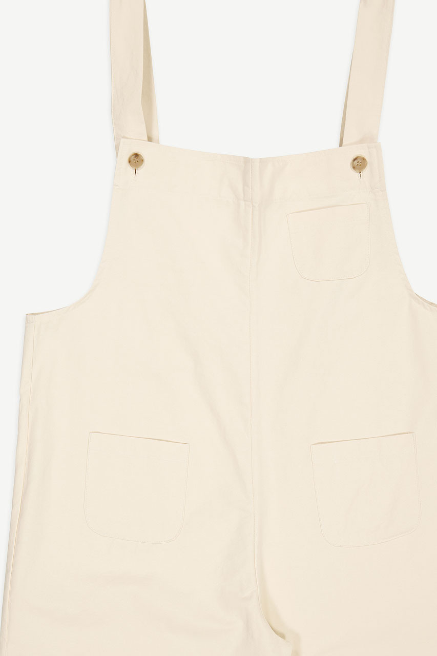 Kyoko Cotton Dungaree, Ivory