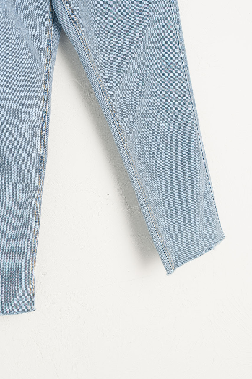 raw edge jeans