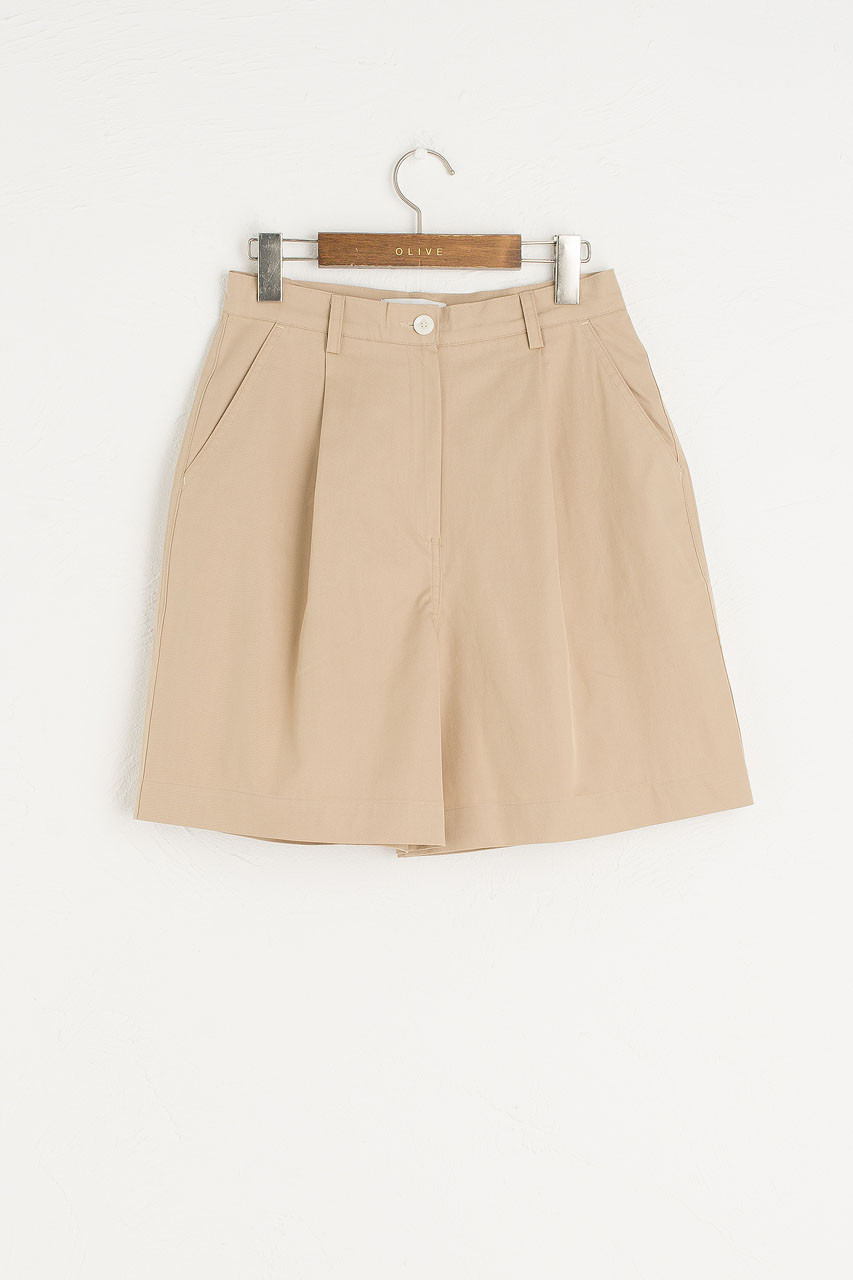 beige skirt short