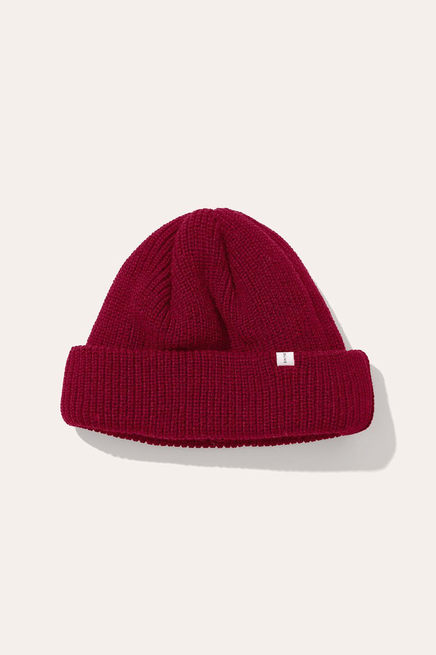 Menswear | Fisherman Beanie, Cherry Red