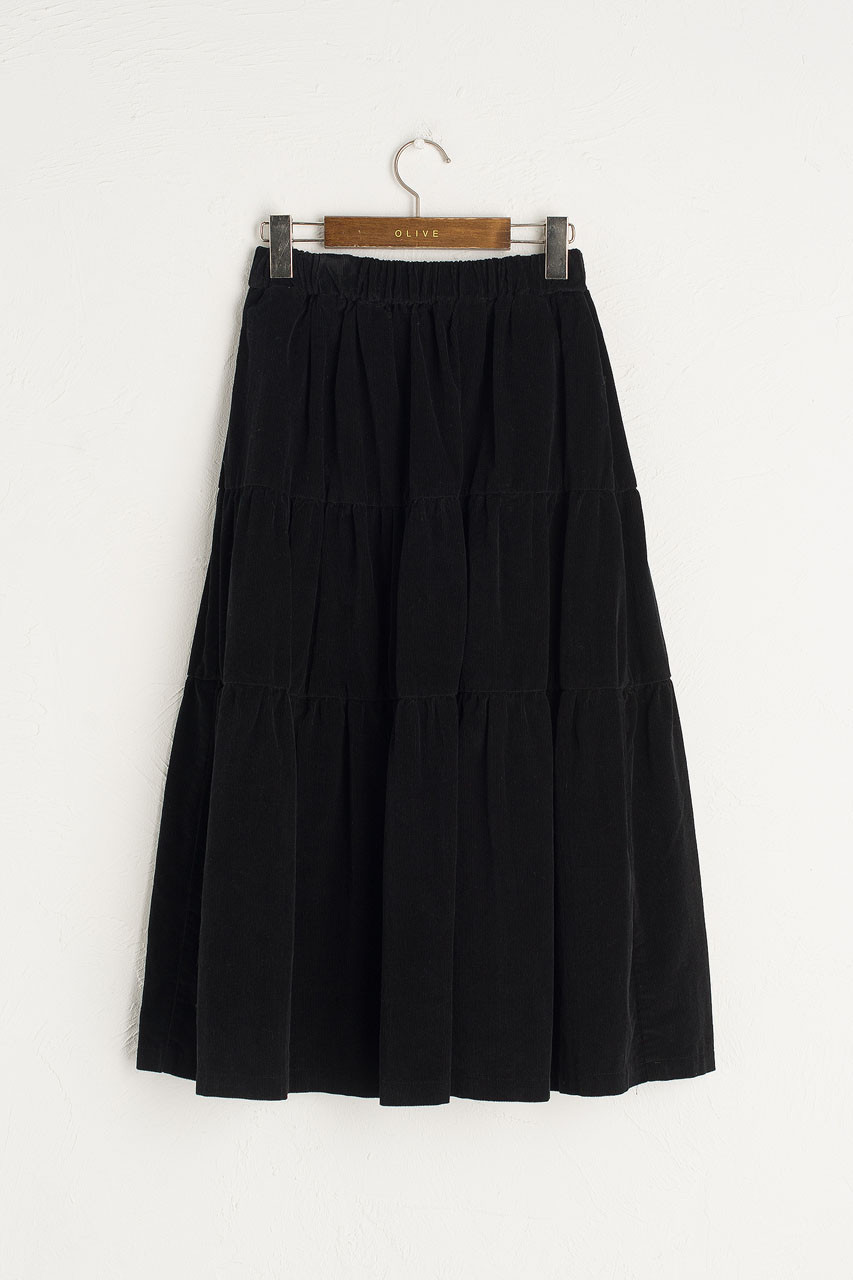 Black a line cord clearance skirt