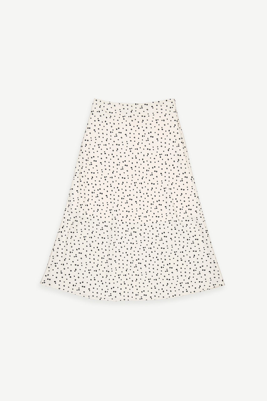 Yuha Flower Print Skirt, Ivory Yuha Flower Print Skirt, Ivory