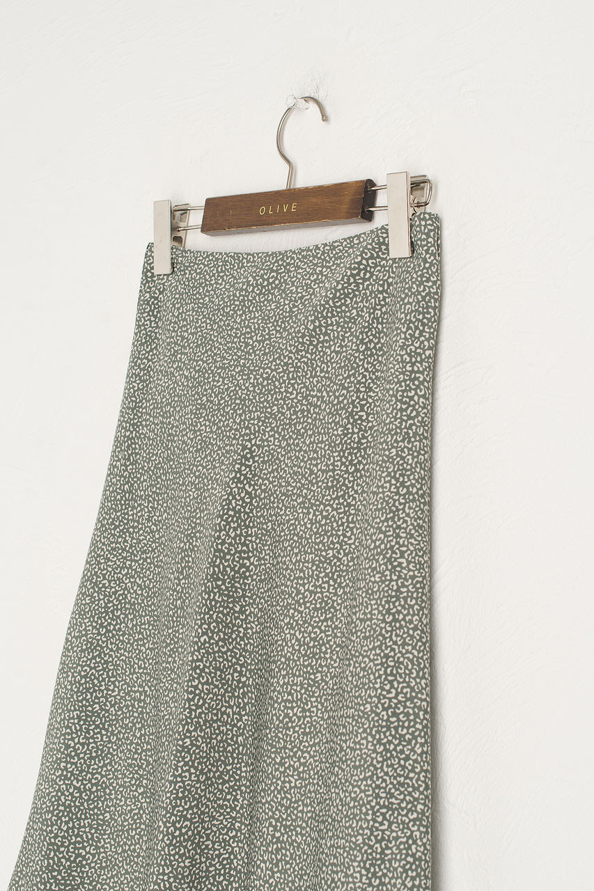 Yuha Animal Print Skirt, Sage