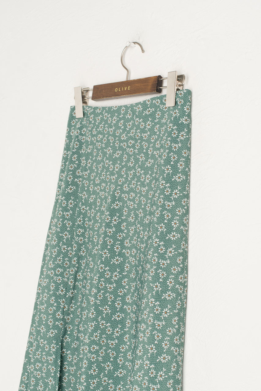 Ayaka Sunflower Skirt, Green