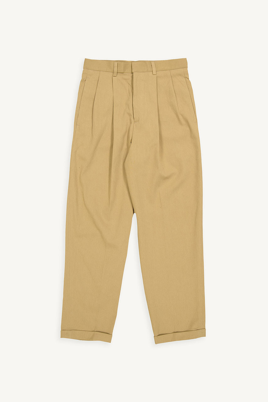 Twill Taylor Pants, Beige