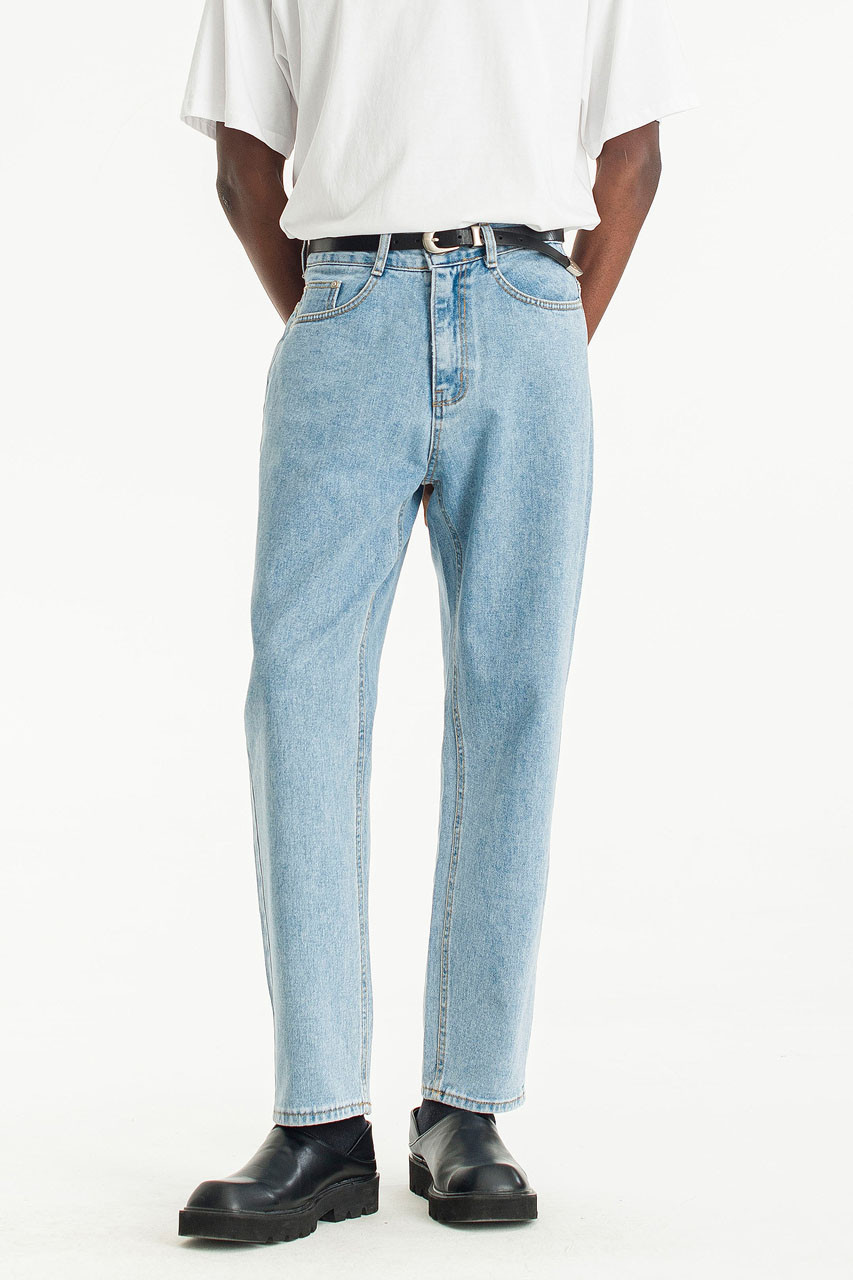 Menswear | Tapered Jeans, Light Blue