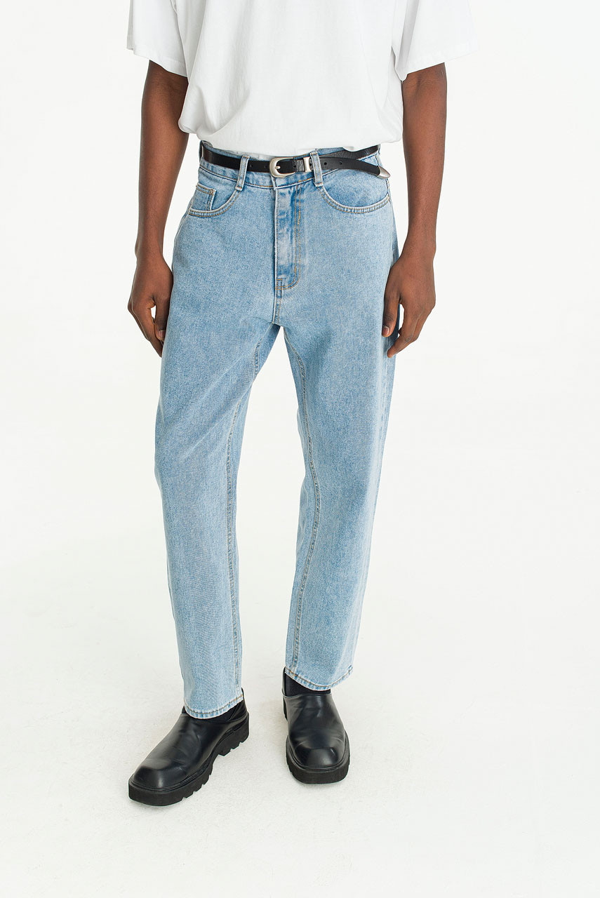 Menswear  Tapered Jeans, Light Blue