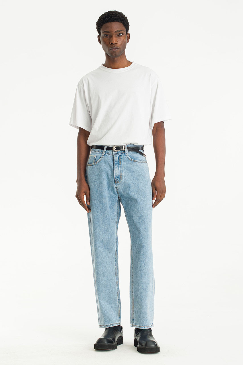 Menswear | Tapered Jeans, Light Blue