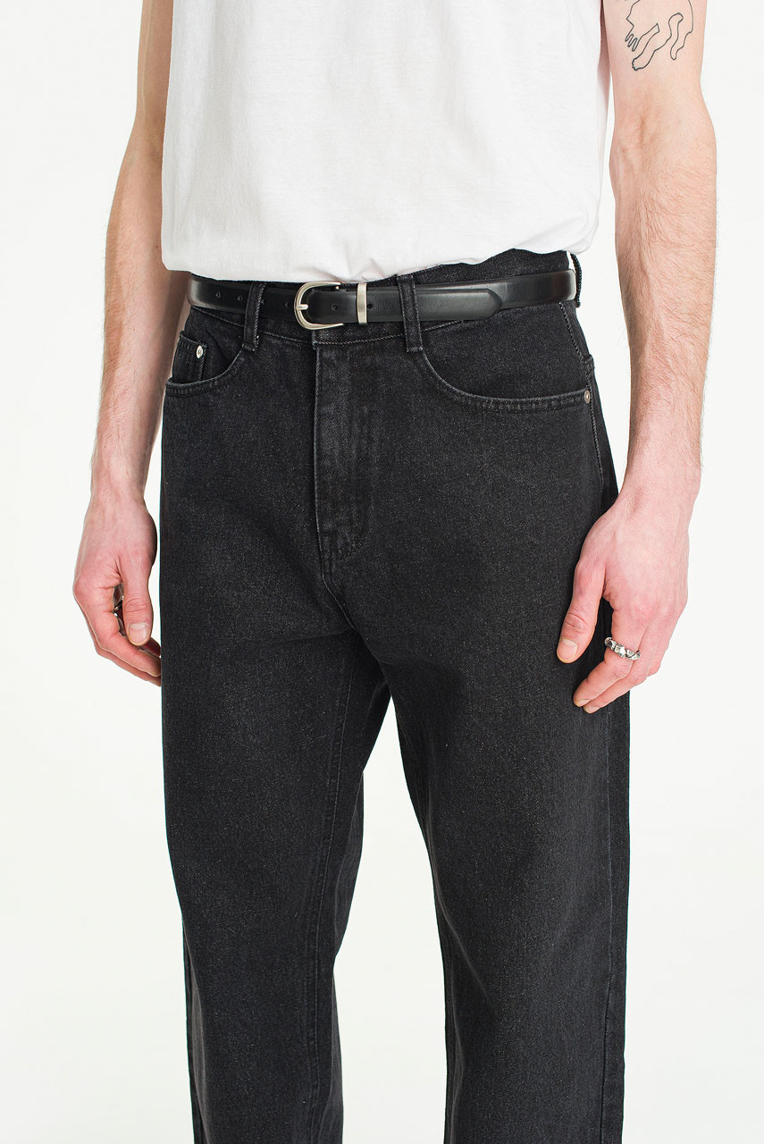 Menswear | Tapered Jeans, Black