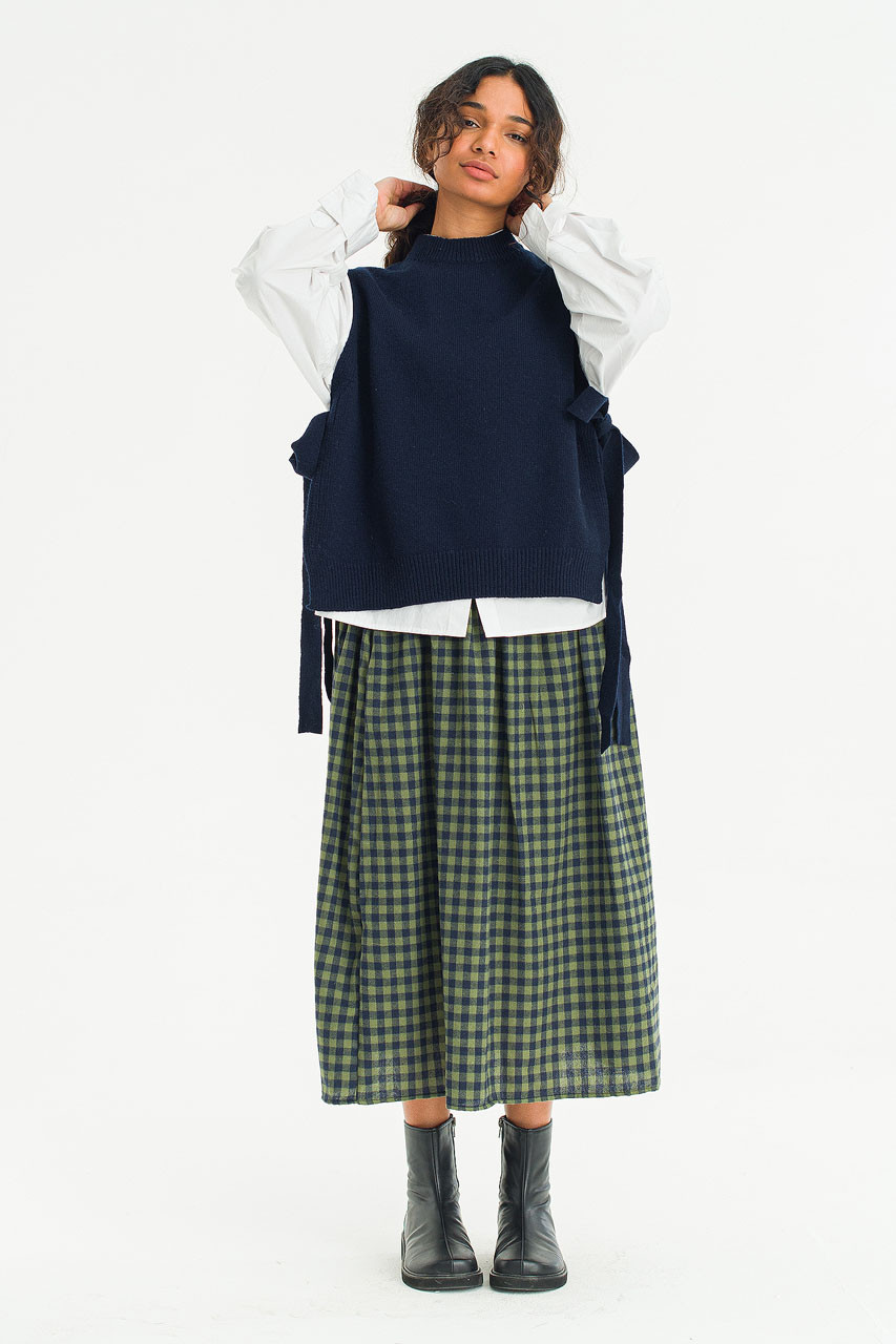 トップス bibiy Bibiy DONNA RIBBON VEST Side Ribbon Vest, Navy