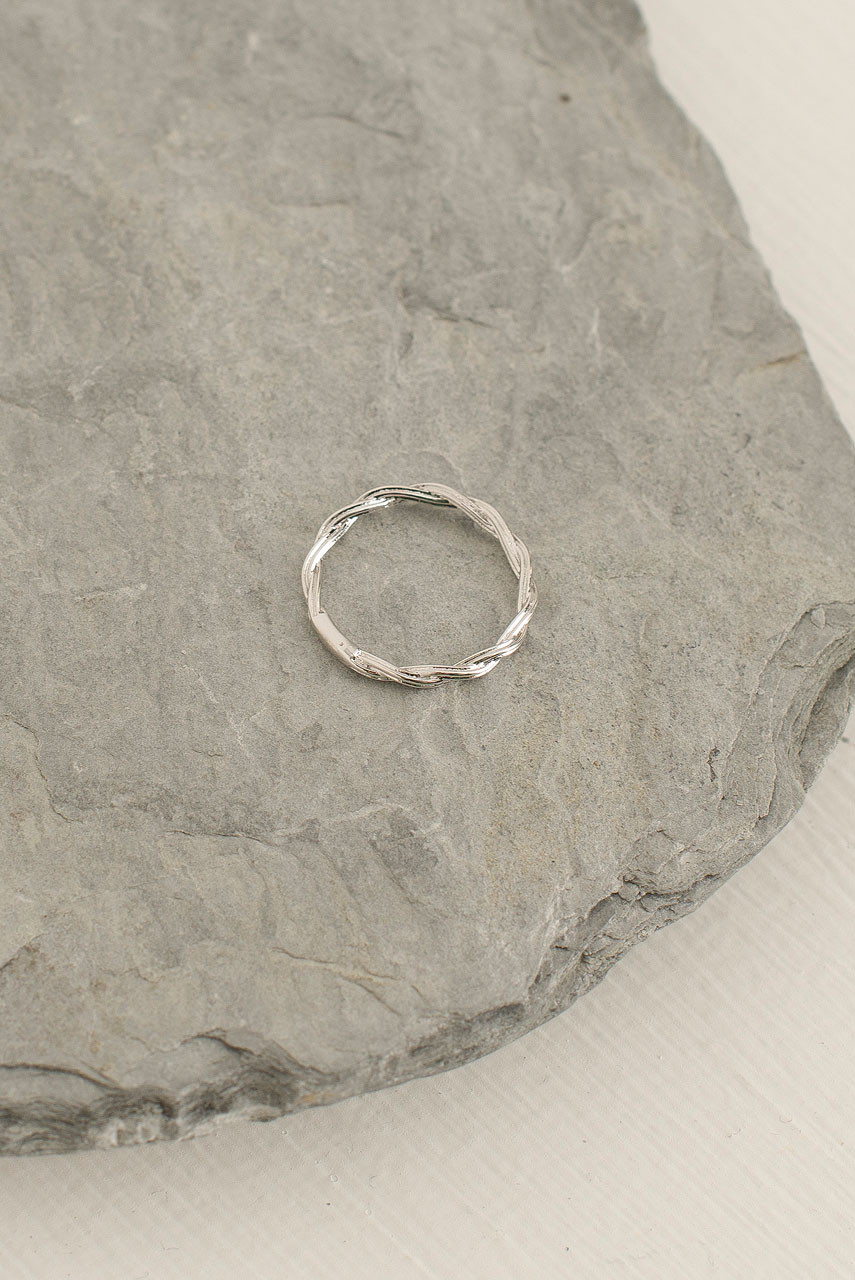 Olivia Twine Ring, Sterling Silver