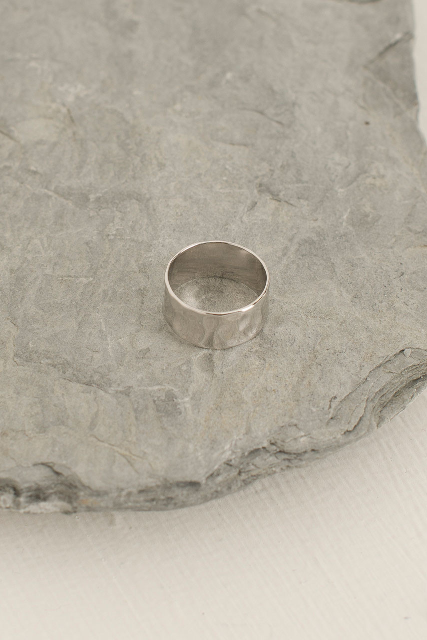 Hattie Hammered Ring, Sterling Silver