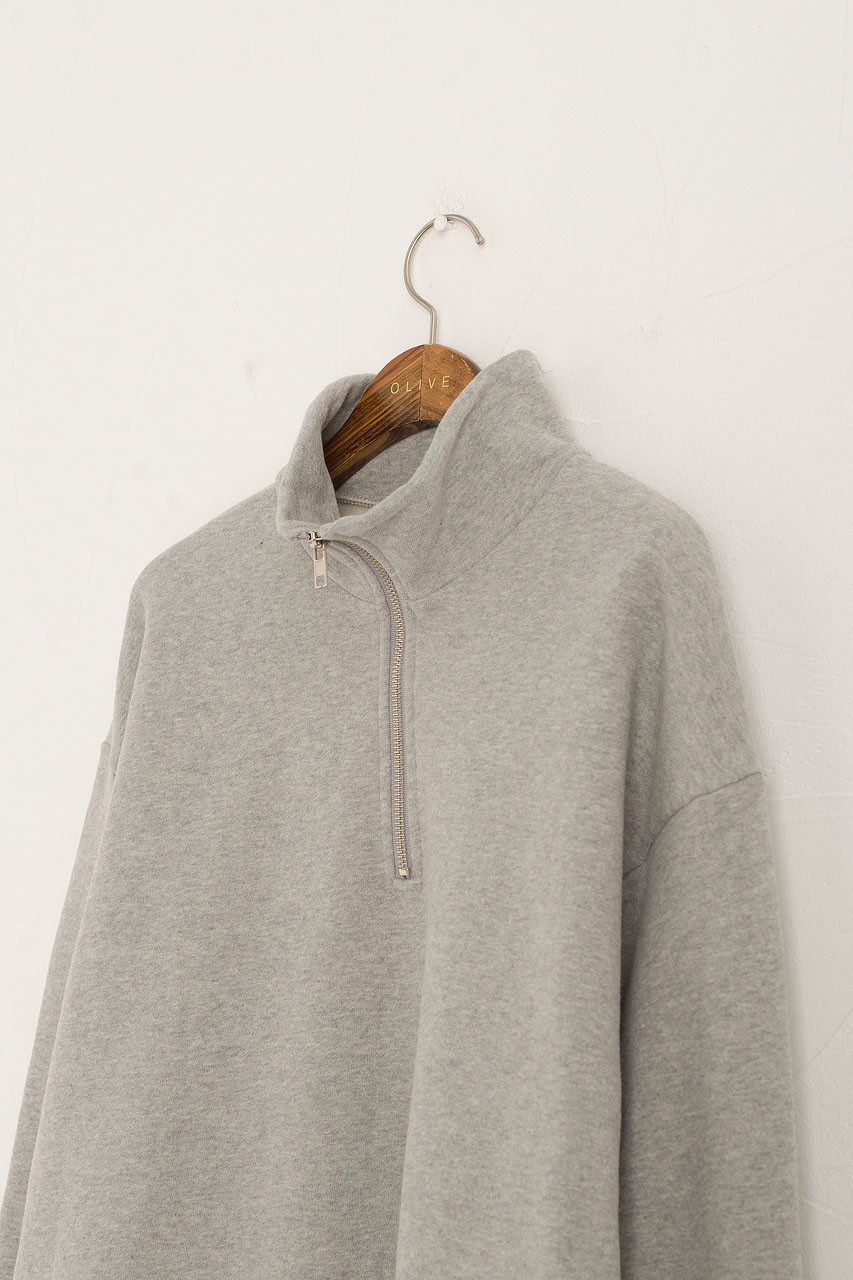 Half Zip Fleece, Grey