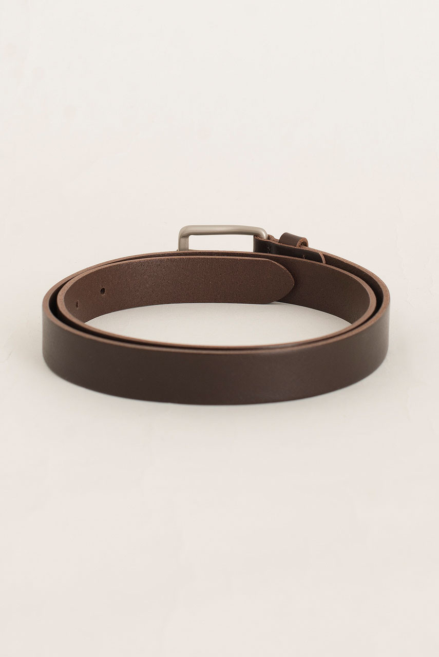 Yui Rectangle Belt, Brown