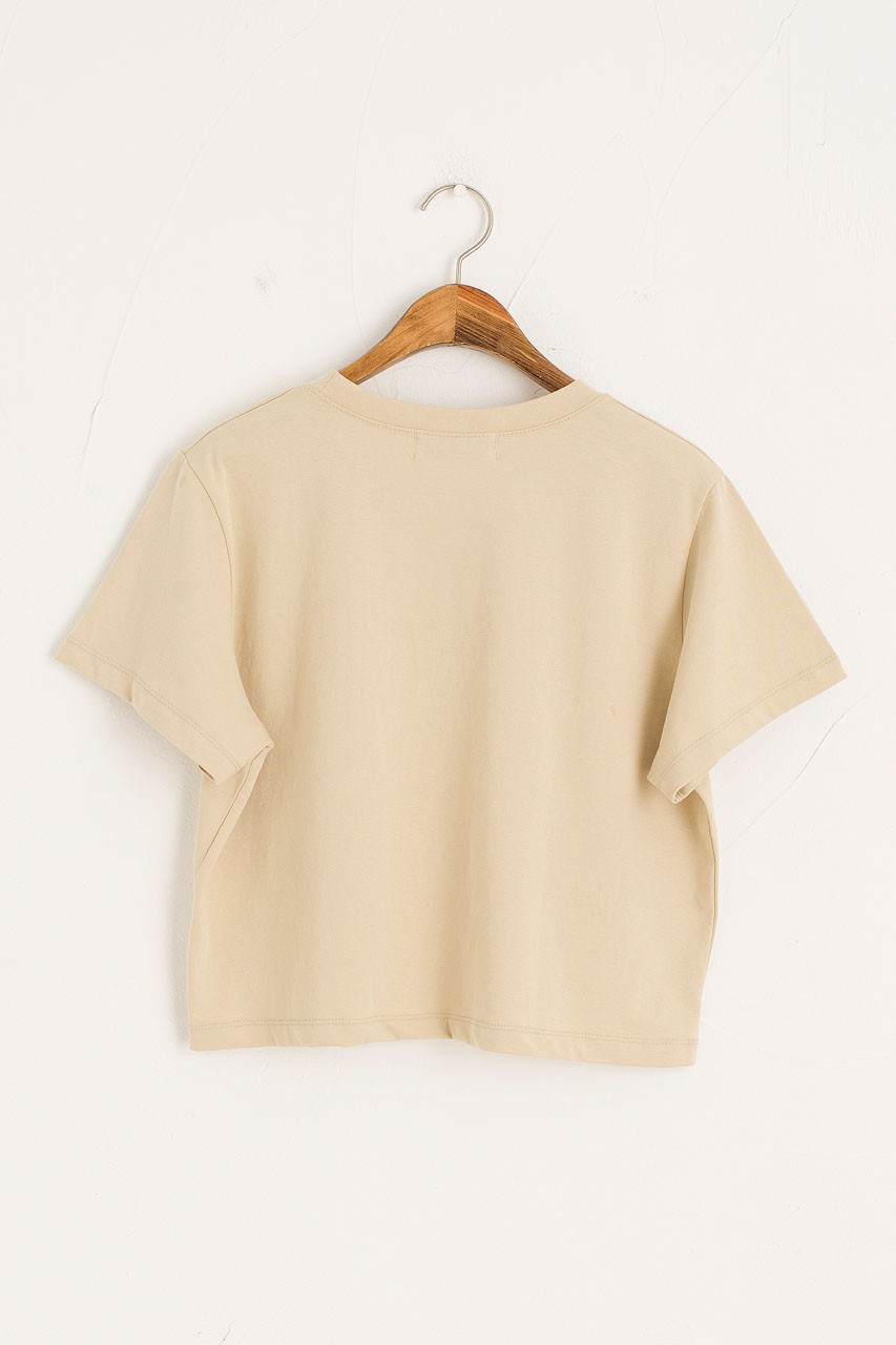 Yui Cotton Crop Tee, Vanilla