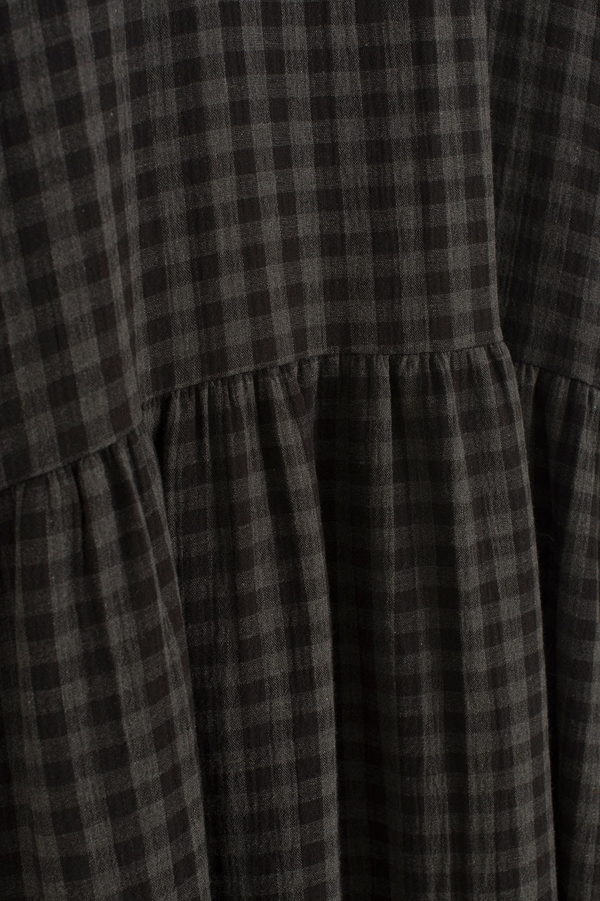 Poppi Double Faced Check Dress, Small Check