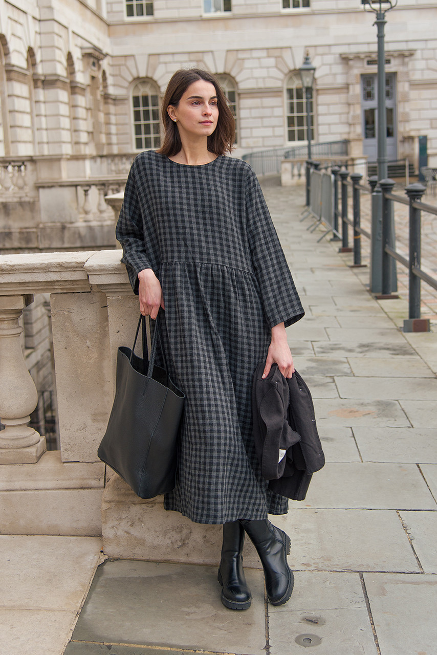 Gingham Shirt Blouse - La Vivente