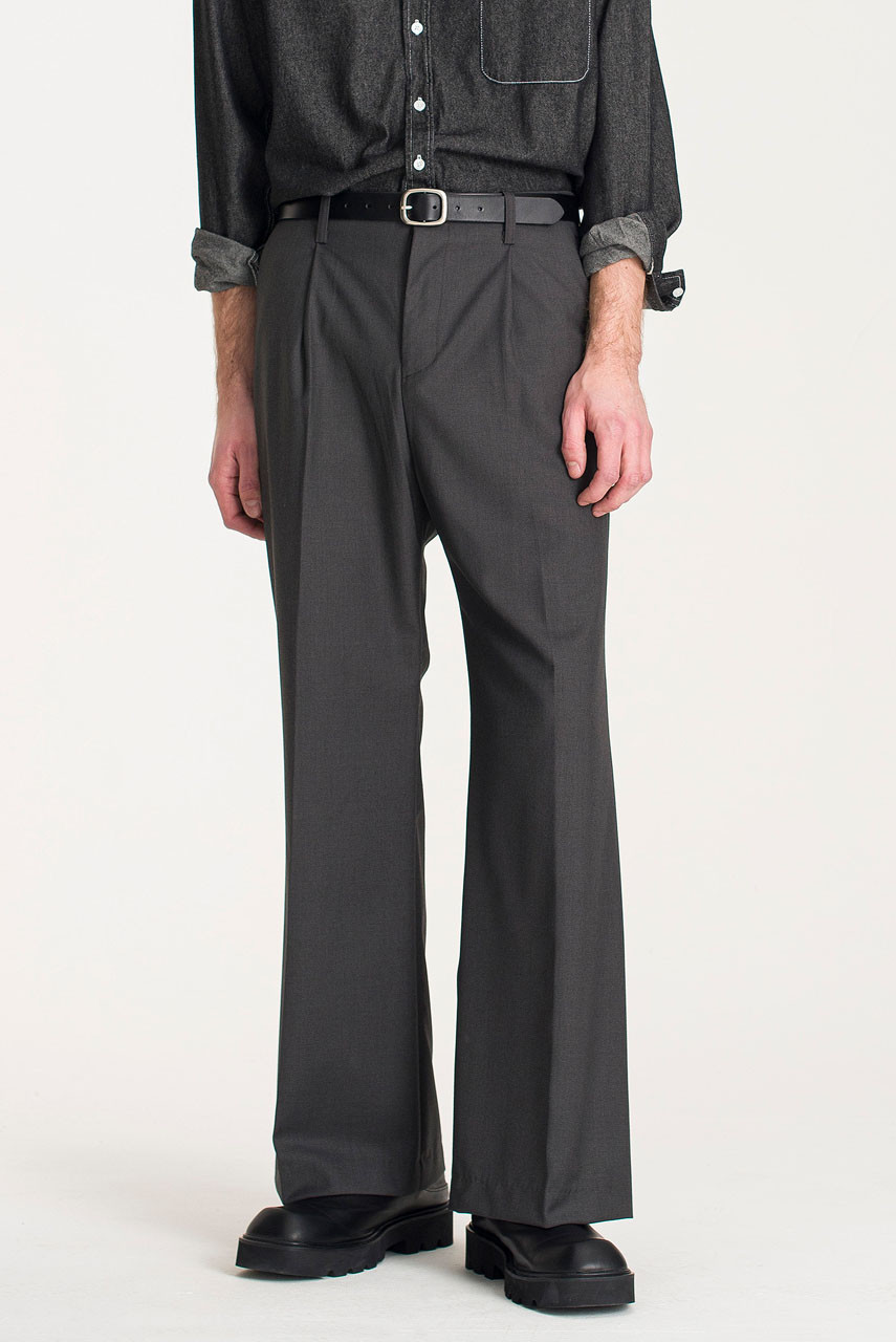 Jacquard Statement Kick Flare Trousers  Karen Millen