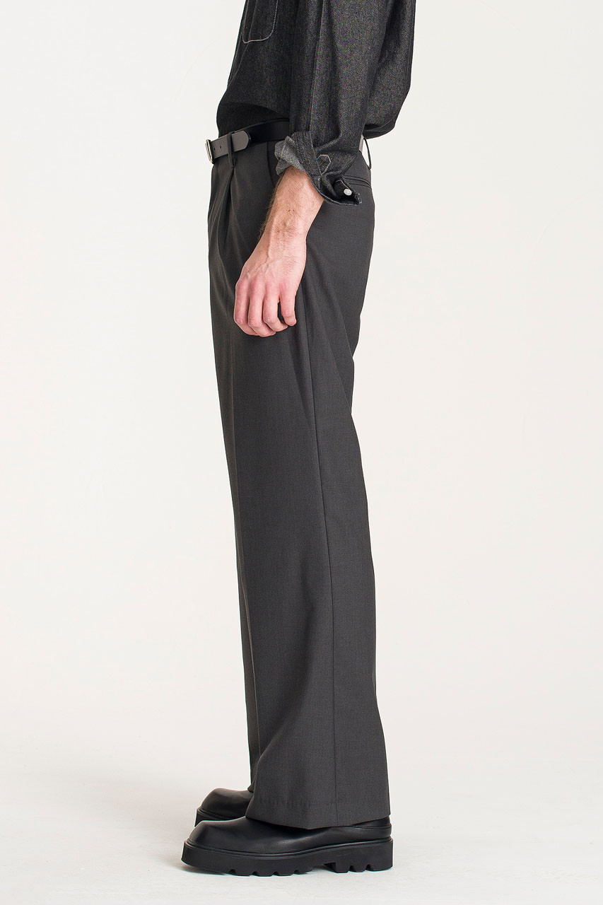 Twill Tailored Kick Flare Trouser  Warehouse