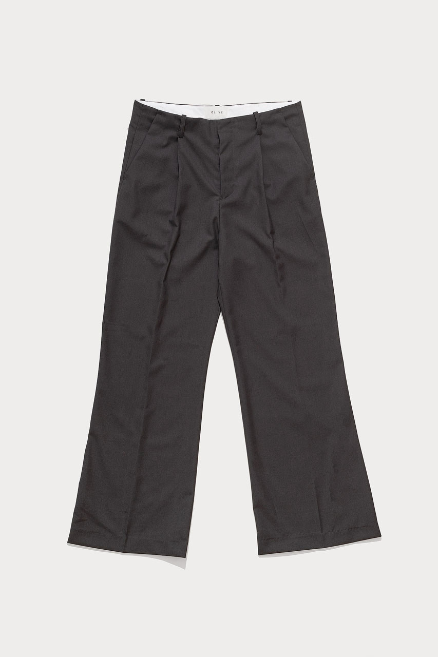 Menswear | Kick Flare Trousers, Grey