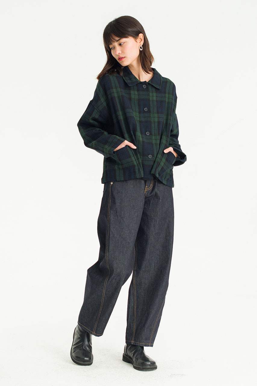 Check Field Jacket, Green