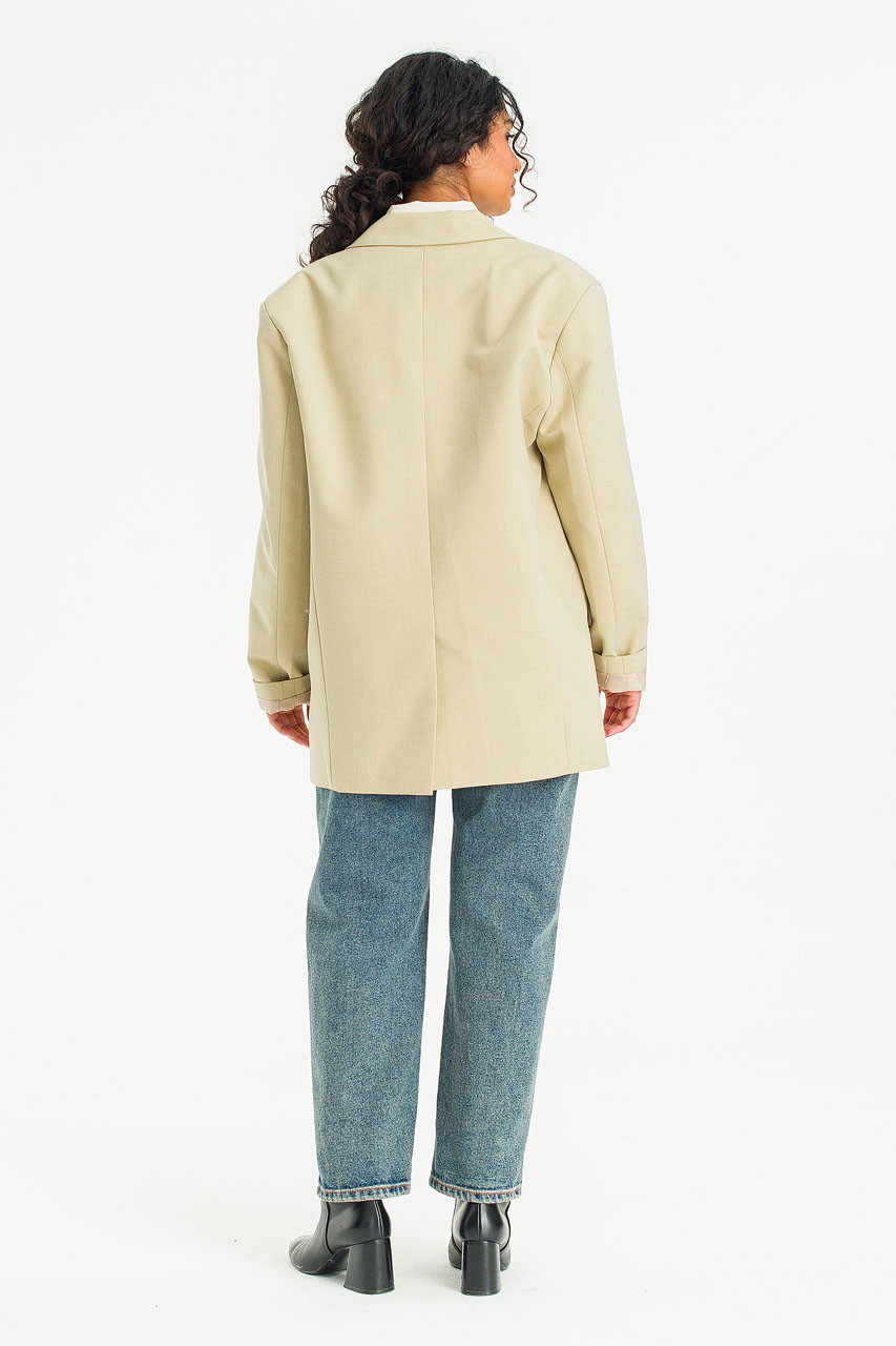 Foix Open Jacket, Beige