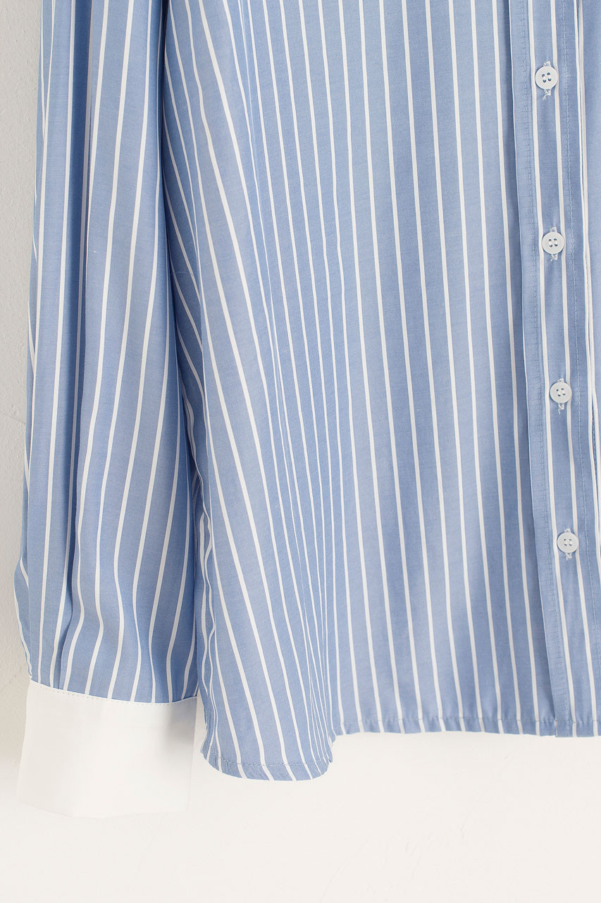 Magda Classic Stripe Shirt, Blue