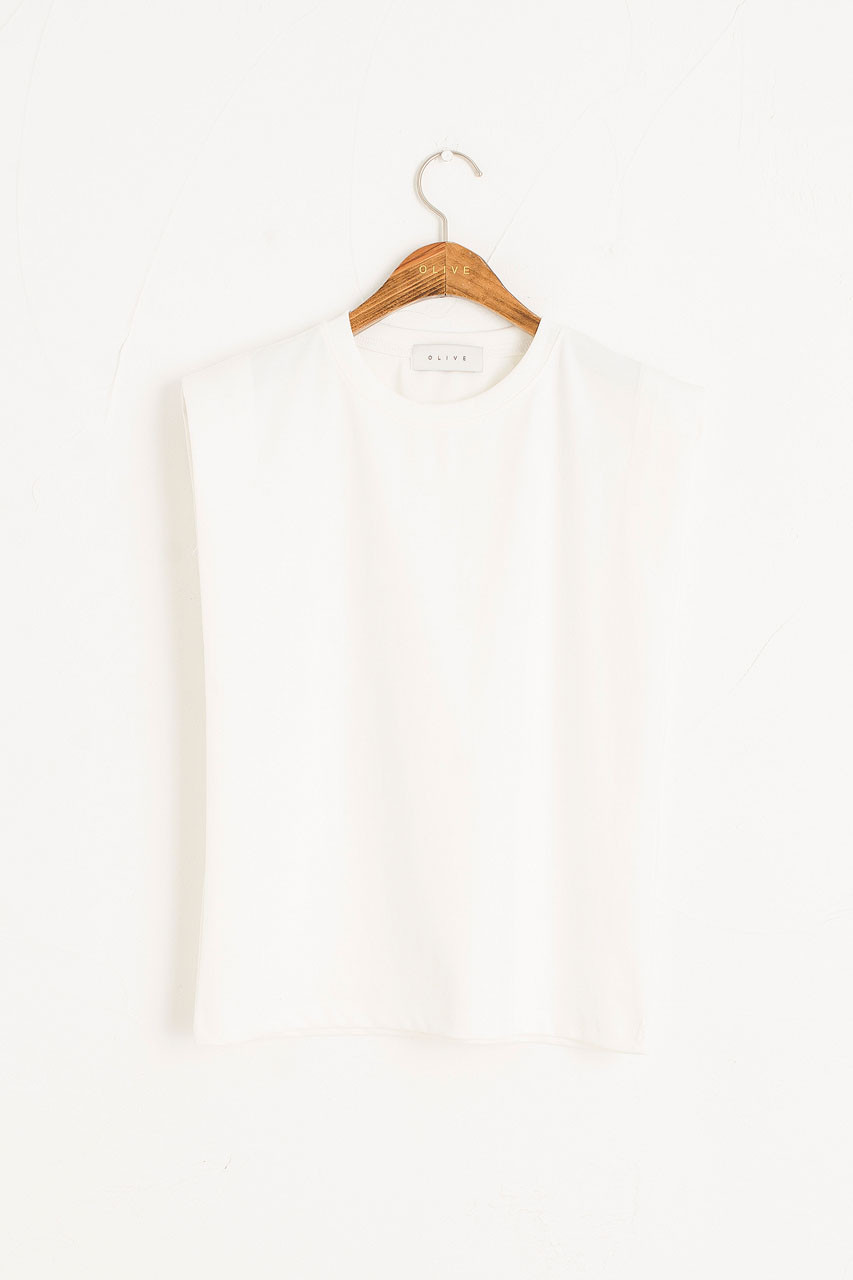 Soya Tank Top, Ivory