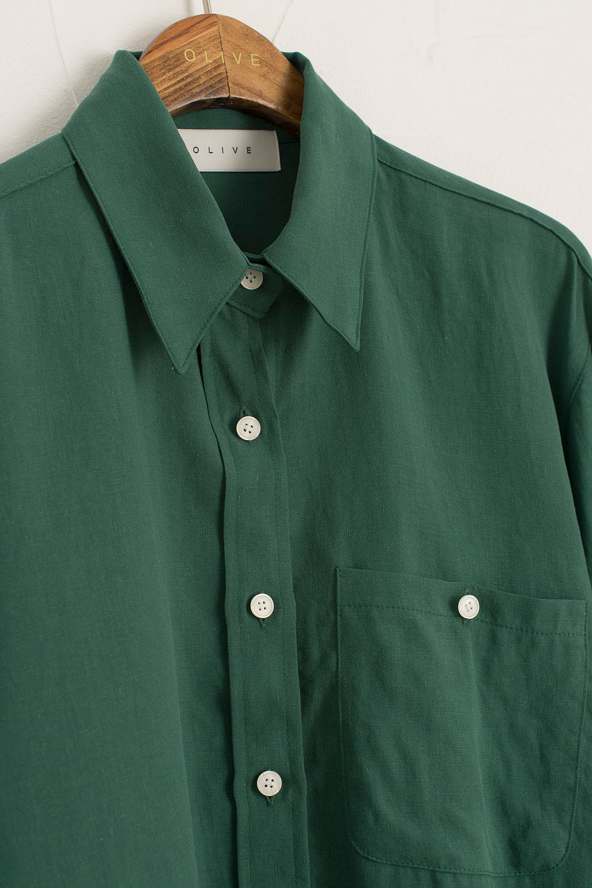 Momo Pocket Shirt, Green