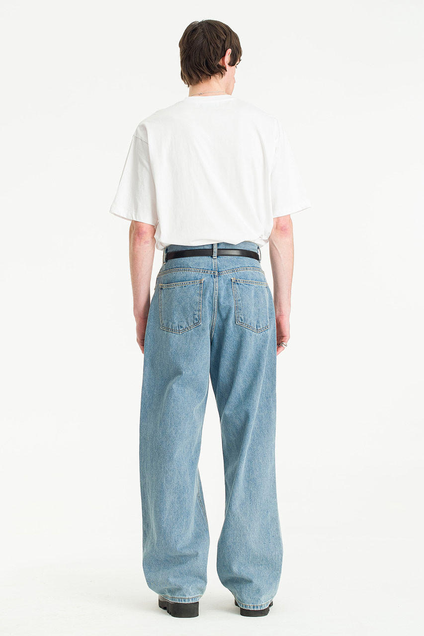 Menswear | Wide Denim Jeans, Light Blue