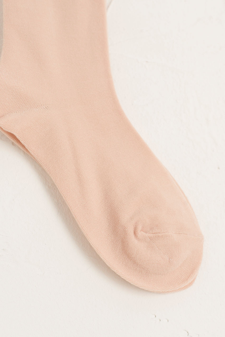 Tomo Simple Socks, Light Pink
