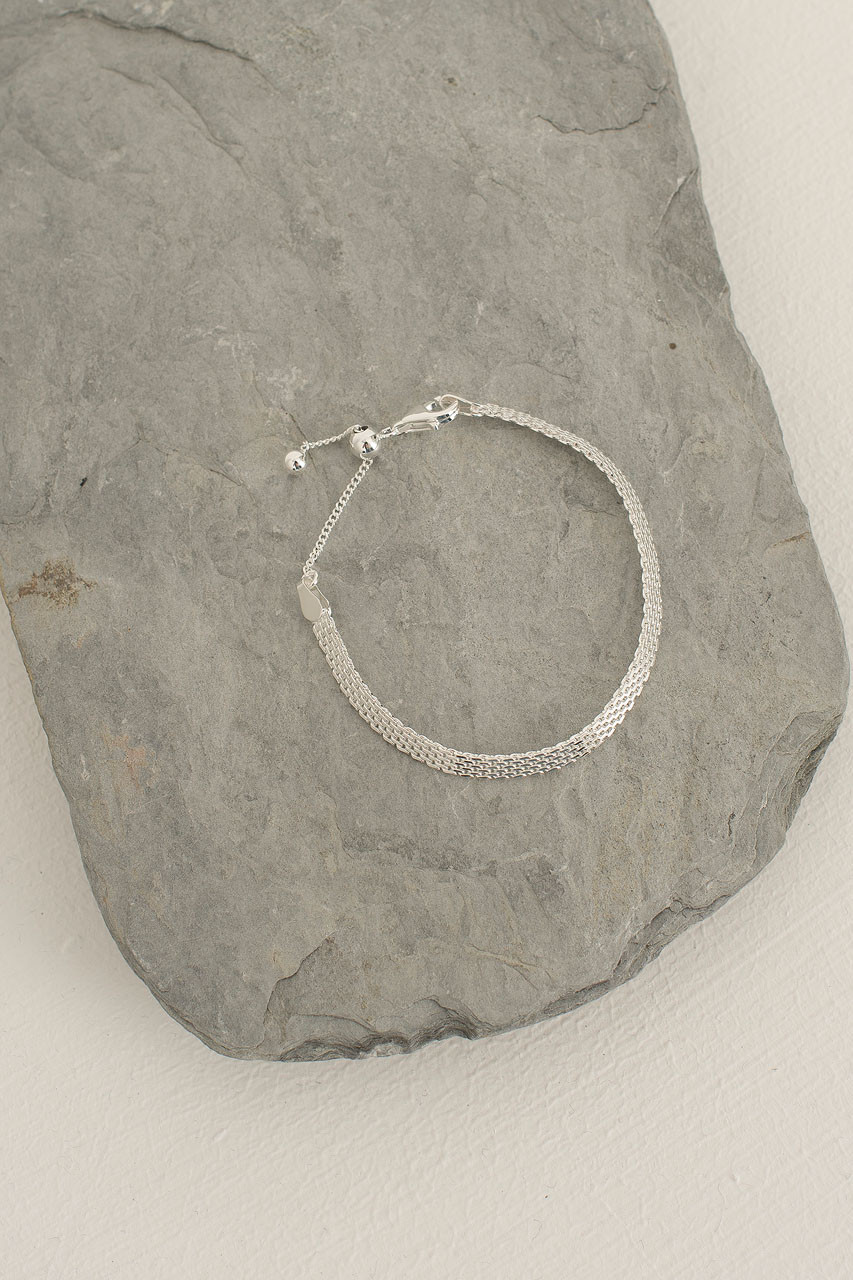 Statement Chain Bracelet, Sterling Silver