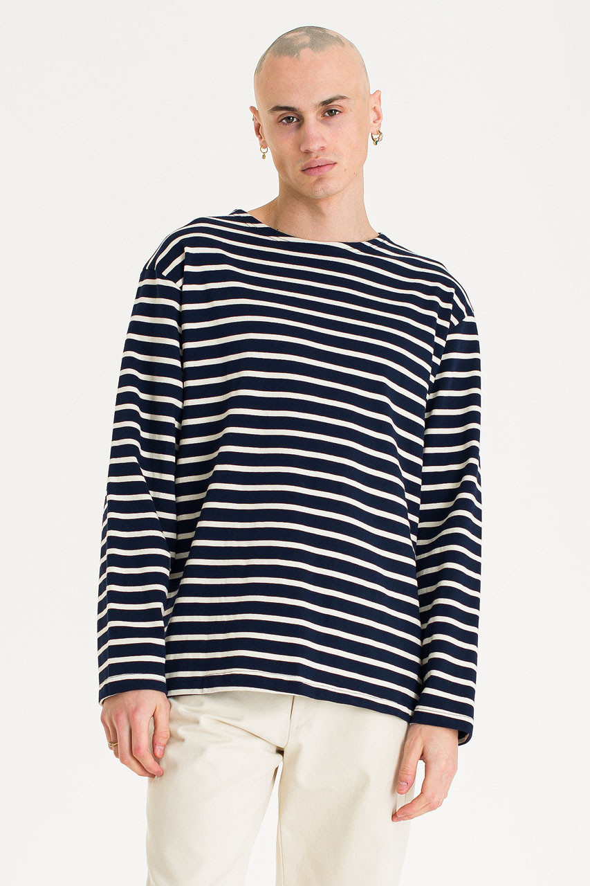Menswear | Boat Tee, Navy/Ivory