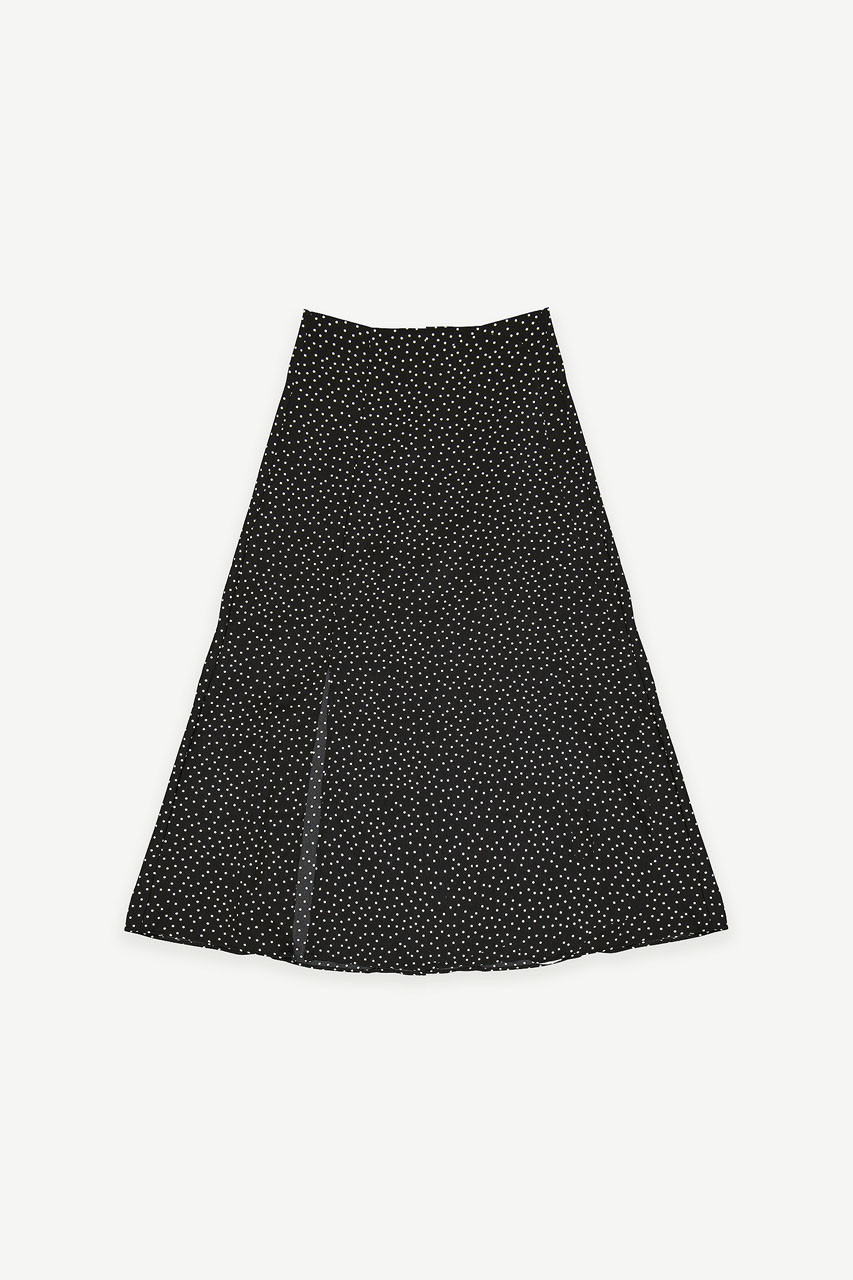 Jane Stripe Linen Skirt, Navy