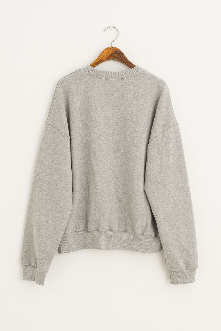 Loft Grey Floral Embroidered Sweatshirt Women's Size Large NEW - beyond  exchange