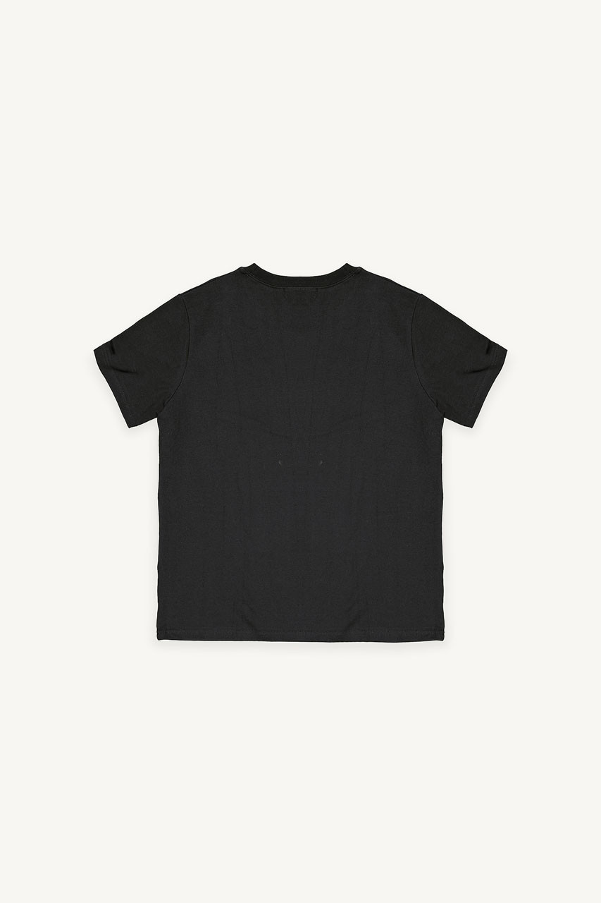 Hana Boy Fit Crew Neck Tee, Black