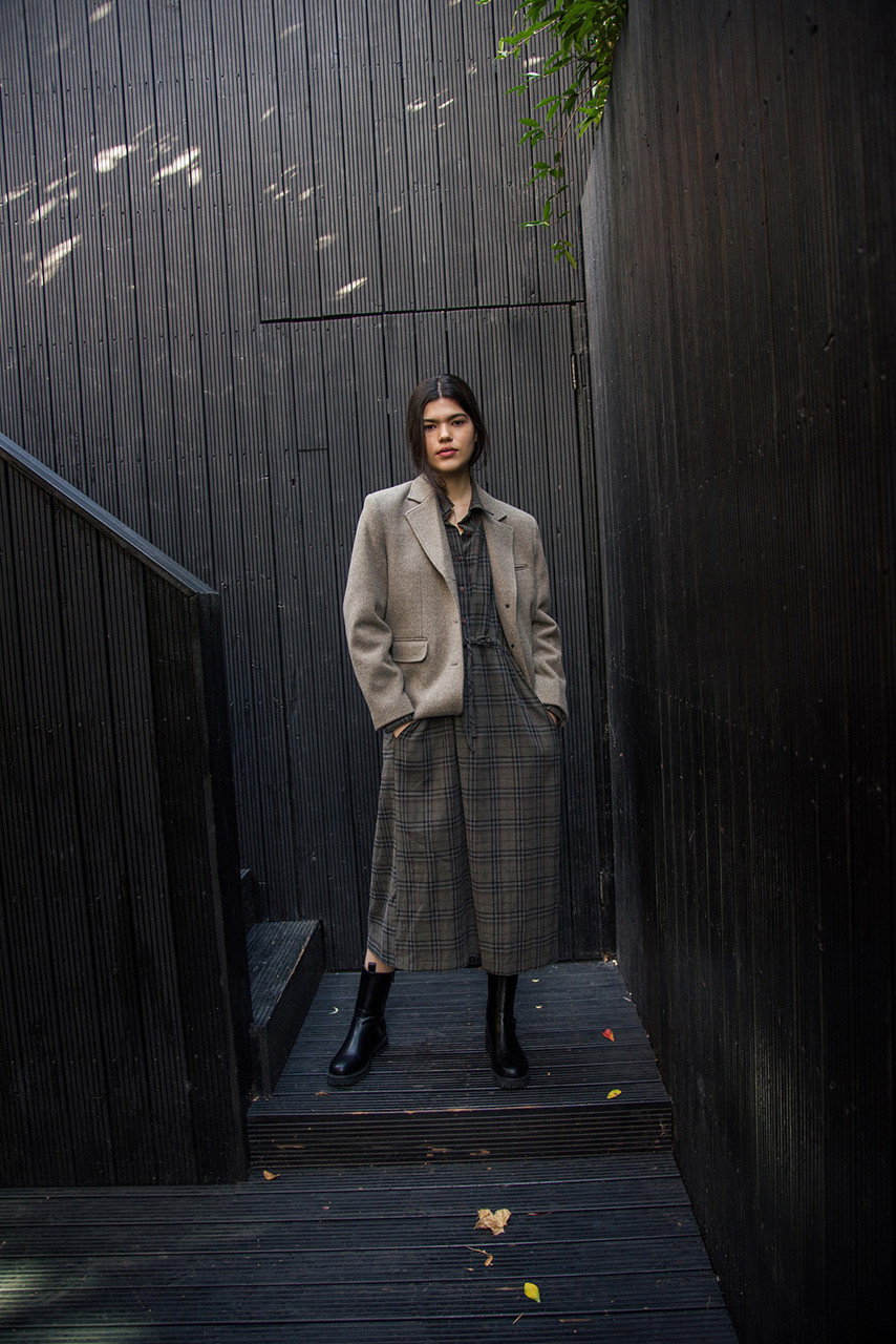 ジャケット・アウター MASU MELANGE TWEED COLLAR COAT Tweed Shirt Collar Jacket by Madewell | Rent the Runway