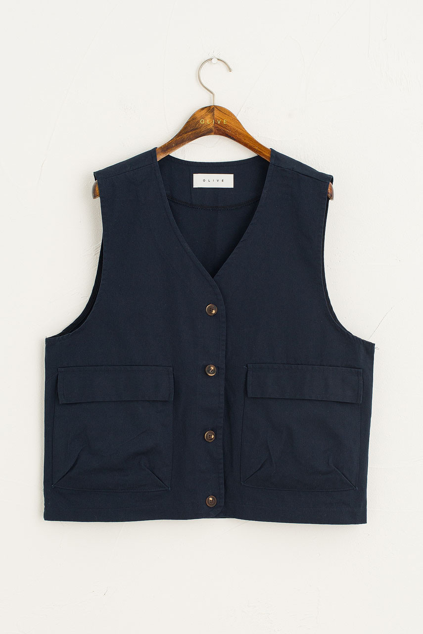 Mountain Waistcoat, Navy