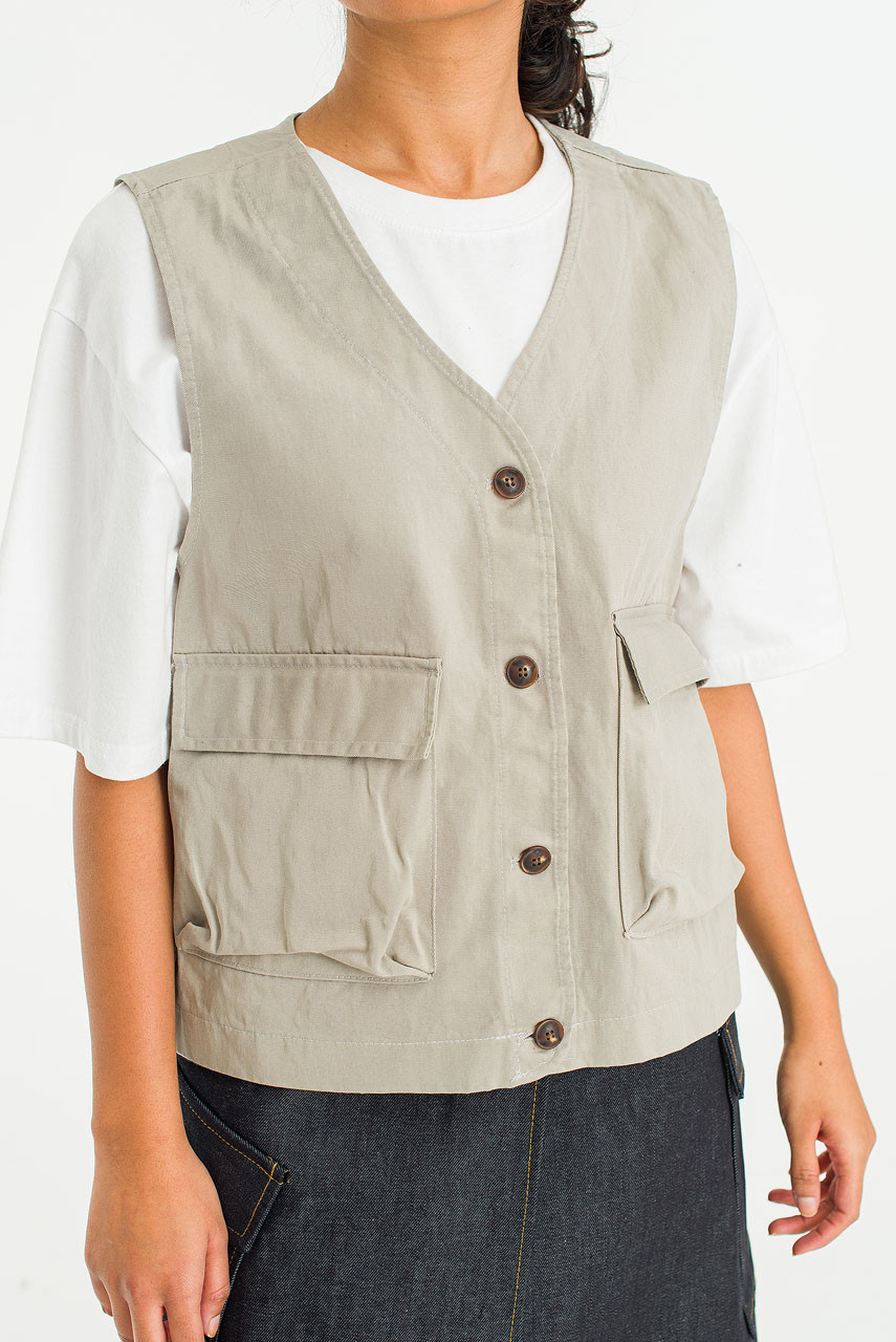 Mountain Waistcoat, Grey