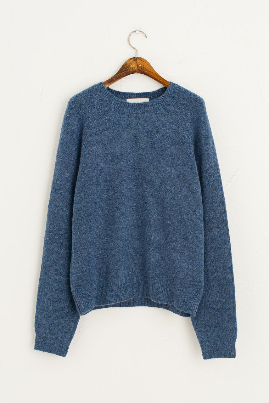 Mina Raglan Jumper, Blue