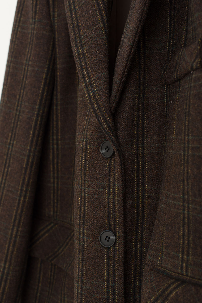 Elena Classic Check Jacket, Brown