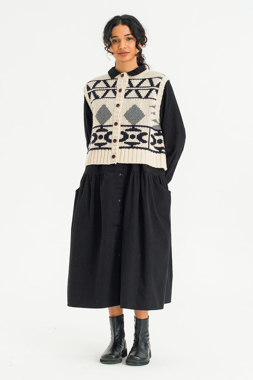 Nordic Open Vest, Cream