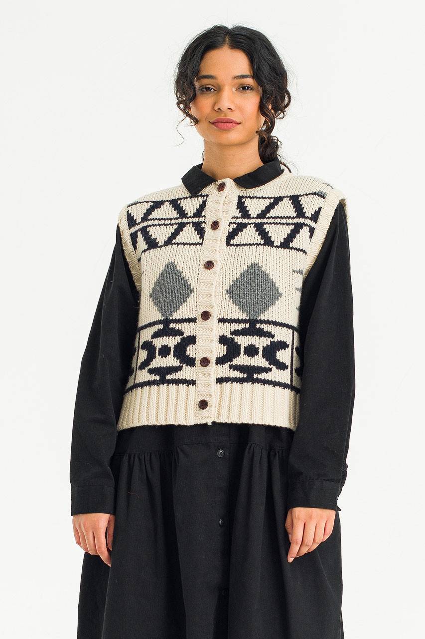 Nordic Open Vest, Cream