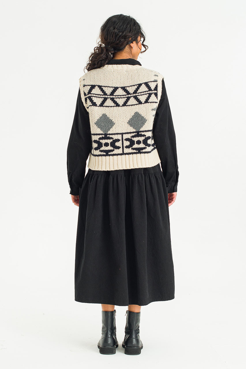 Nordic Open Vest, Cream