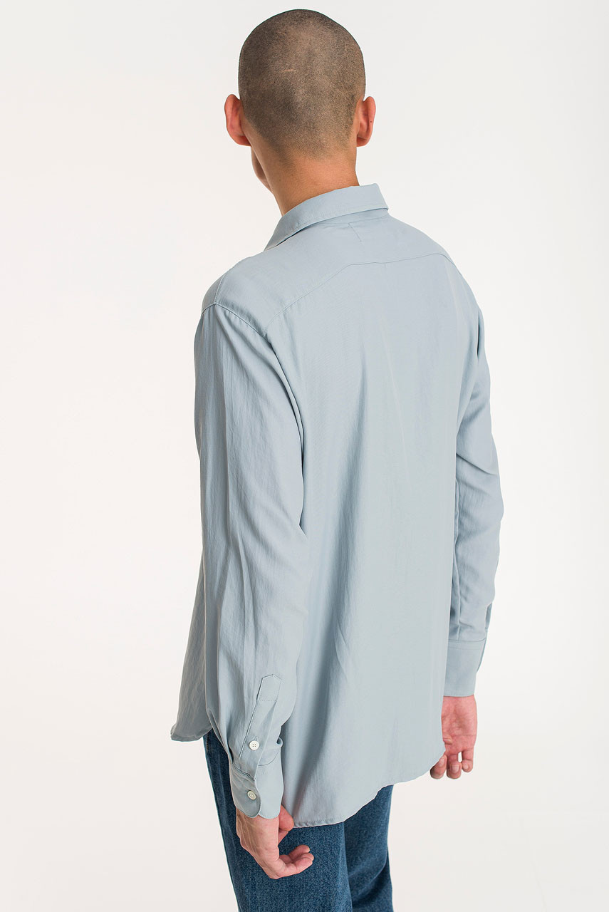 Menswear | Viscose Shirt, Blue